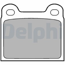 Satz Bremsbeläge Bremsklötze hinten für Mercedes S-Klasse C126 W108 | 2427109