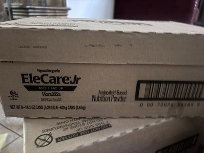 6 Elecare Vanilla - 1 Case - DISCOUNT Exp July 2026