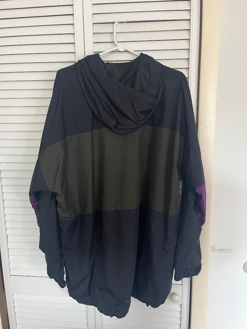 Nike ACG Anorak Jacket Mens Large Black AQ2294-010 Gorpcore