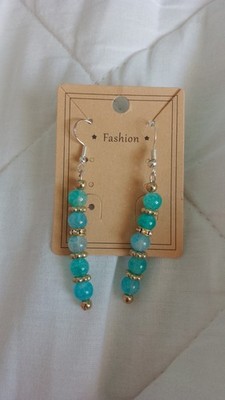 Tiger Eye Drops Earrings Unbranded
