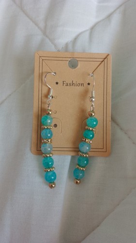 Tiger Eye Drops Earrings Unbranded