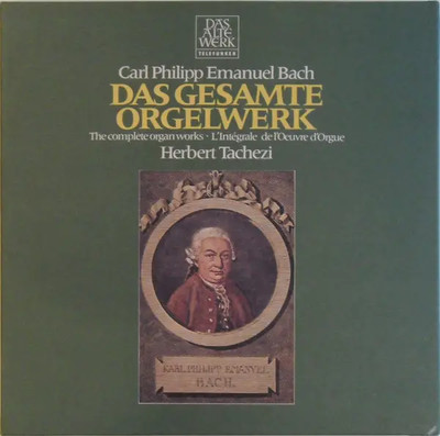2xLP C. P. E. Bach Das Gesamte Orgelwerk · The Complete Organ Works · LIntegra