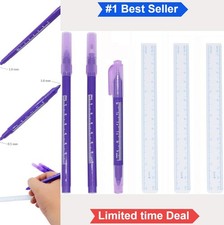 3 Surgical Skin Marker Pens Sterile Tip 0.5mm 1mm Double Head Paper Ruler Tattoo