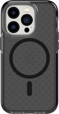 Tech21 Evo Check Iphone 14 Pro Case Smokey Black Magsafe Drop Protection