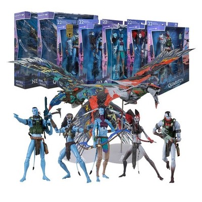 McFarlane Toys 7'' Jack Sully Quaritch Ikran Avatar Figuren Modell Sammlung