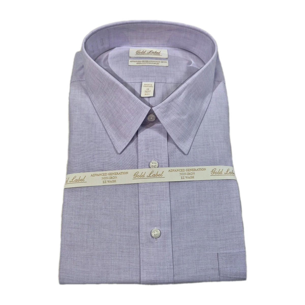 Roundtree & Yorke Gold Regular Fit Dress Shirts for Men for sale | eBay