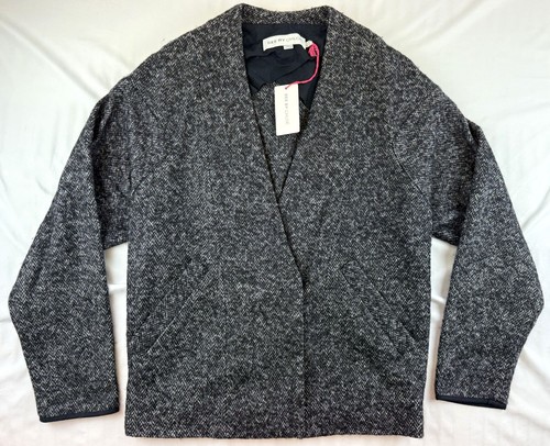 NWT See by Chloé Women’s Grey Cotton/Wool/Alpaca Unlined Coat Size 6US /  42IT