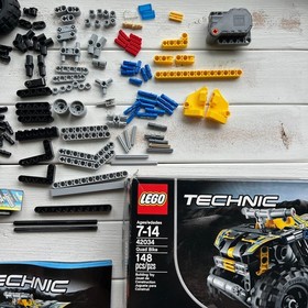 LEGO TECHNIC - Quad Bike ATV (Set 42034) from 2015 Yellow Blue (Retired)