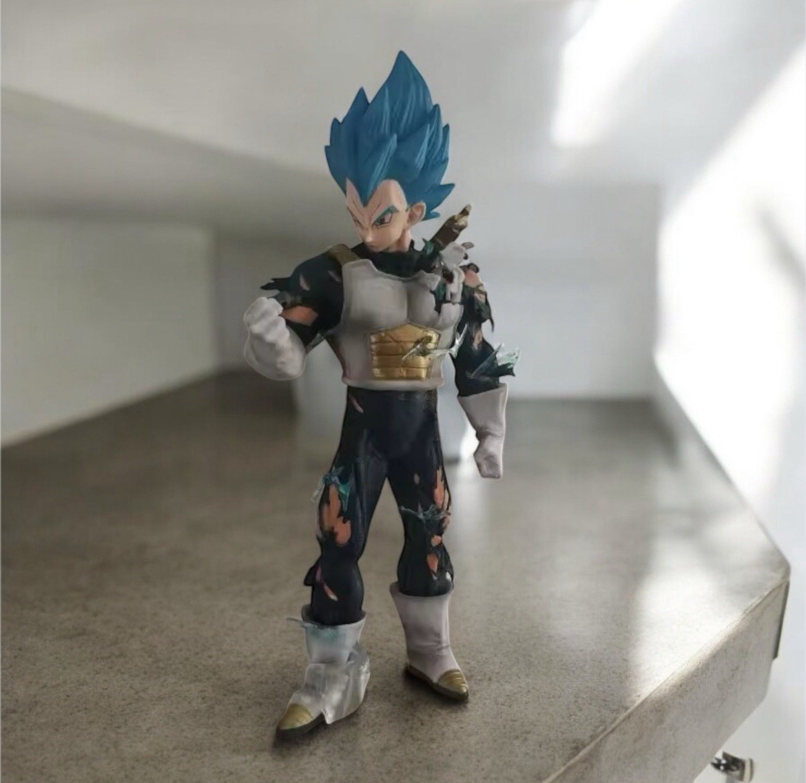Vegeta Super Saiyan Blue Figure 25cm Dragon Ball Statue Manga Shonen Édition Collector