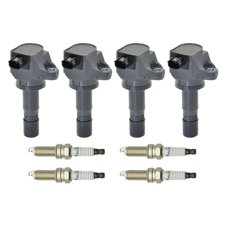 4x Ignition Coil+4x Spark Plug UF672 For Acura ILX 2.0L Honda Civic HR-V 1.8L - Image 4 of 4