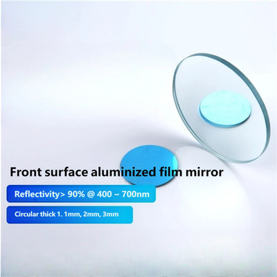 1PC Plane Aluminum Coated Mirror Round Shape Diameter 15mm 20mm 25mm 30mm