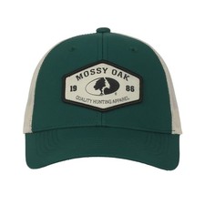 Mossy Oak Trucker Hunting Hat   Mesh Back Snapback, Dark Green