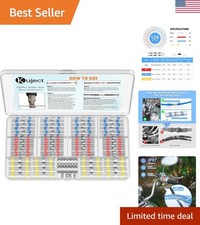 Heat Shrink Solder Seal Wire Connectors Kit 120PCS, Waterproof Butt Connector...