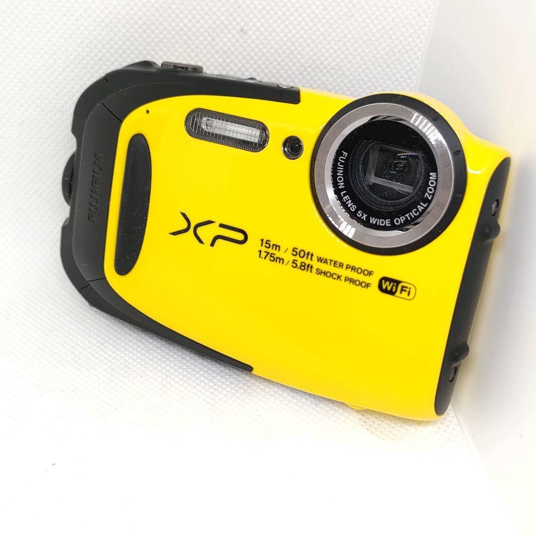 FUJIFILM FINEPIX XP80 Yellow Compact Digital Camera Tested Working
