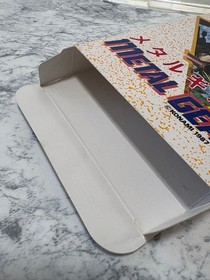 NES Metal Gear Famicom Box Included Vintage JPN Limited Edition Rare Model Video