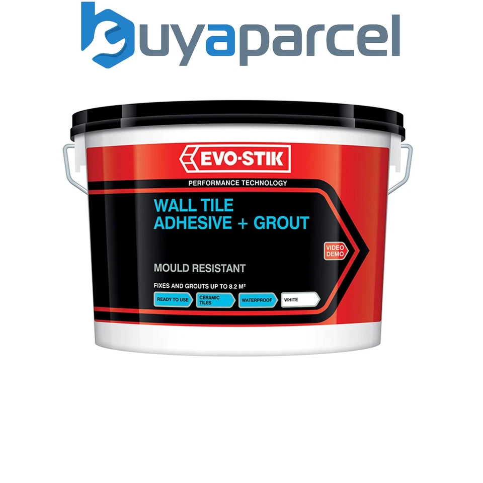 EVO-STIK 30812623 Mould Resistant Wall Tile Adhesive & Grout 2.5 litre EVO416529