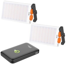 Zhiyun FIVERAY M40 40W Bi-Color Pocket LED Light with 10000mAh Portable Power Ba