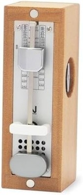 Nikko Advance 334 Wooden Mini Metronome Natural Made in Japan with Soft Case F/S