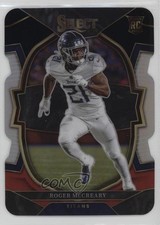 2022 Panini Select Concourse Black & Red Prizm Die-Cut Roger McCreary #40 0wp8