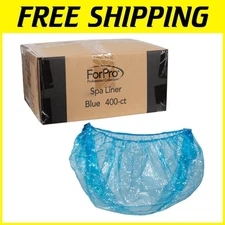 Blue Plastic Liners for Pedicure Spas, 400-Pack