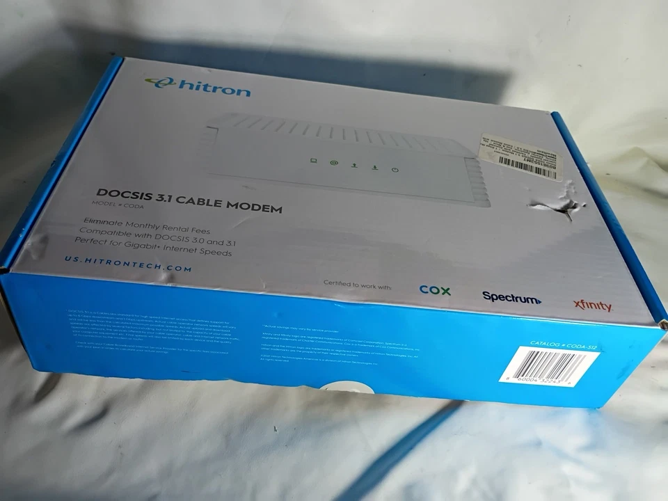 Hitron CODA DOCSIS 3.1 Cable Modem – Spectrum Cox Xfinity Compatible - Image 2 of 4