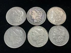 Morgan Silver Dollars Lot of 6 coins