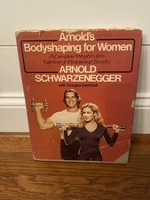 Arnold's Bodyshaping for Women 1979 By Arnold Schwarzenegger Hardcover Book Vtg