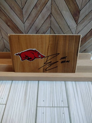 #ad Arkansas Razorbacks Basketball Billy Richmond III Auto Hog Logo Floorboard $44.95