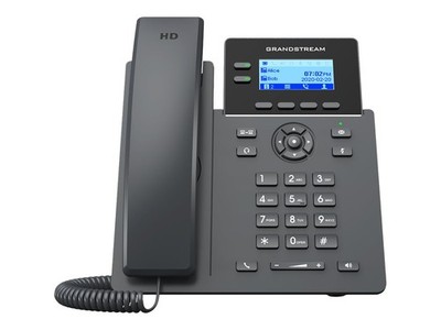 Grandstream GRP2602G IP Phone Schwarz Kabelgebundenes 2-Zeilen LCD 6,12 cm (2,41'')
