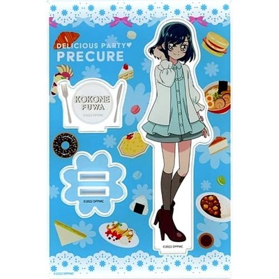 Kokone Fuwa Movie Delicious Party Precure Kids Meal Acrylic Stand Japan U321