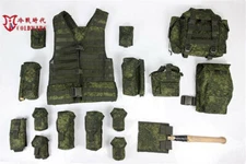 US! Russian 6sh117 Tactical Vest Molle Bags Emr Combat Equipment Set Replica 