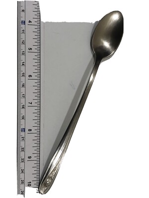 Imperial ''EARLY ROSE'' Stainless Steel 7 1/2  Ice Tea Long Spoon USA