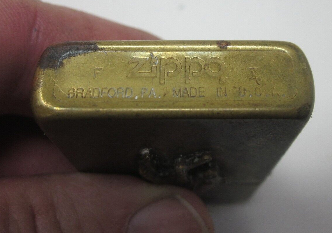 1994 Marlboro ZIPPO Cigarette Lighter Country Store Rodeo RARE old brass repair