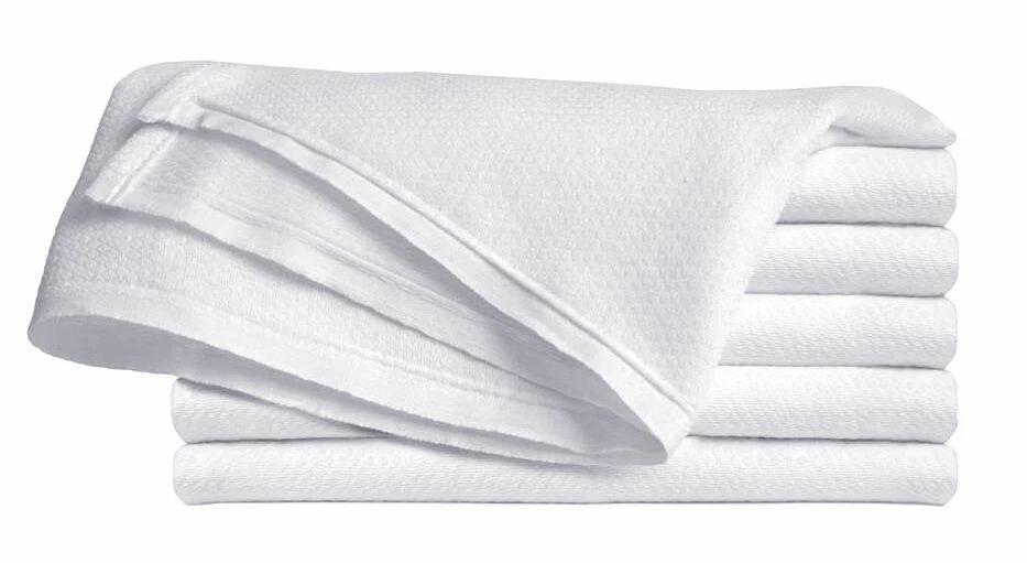 Clips N Grips Birdseye Flatfold Cloth Diapers - Bulk Hospital Quantity (White) - Image 2 of 2