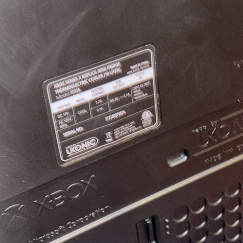 Microsoft Xbox Series X Style Mini Fridge Cooler - Turns On - No Cooling 17315 - Picture 6 of 7