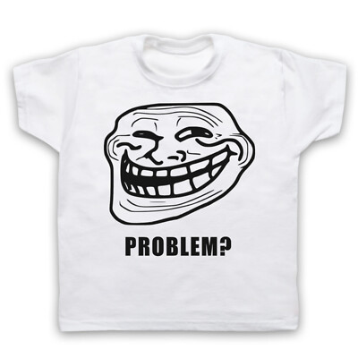 TROLLFACE MEME RAGE COMIC LUSTIGER TROLL WITZ INTERNET KINDER KINDER T-SHIRT