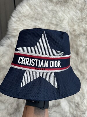 Christian Dior Alps Bucket Hat | Navy | Size 56 | Star 100% Authentic UVP 910£