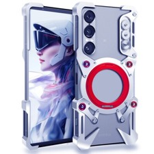 Ring Stand Magnetic Case For Sony Xperia 1 VI VII Aluminum Metal Bumper Cover