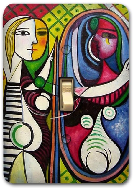 Картина девушка перед зеркалом пикассо