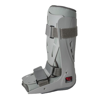 BREG GENESIS FULL SHELL WALKER 3 STRAP TALL MEDIUM PUMP WALKING BOOT VG++ COND.