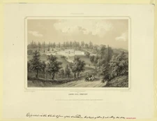 8" x 10"  Photo Philadelphia Laurel-Hill Cemetery//Drawn from nature