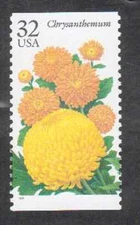 Scott  #2994... 32 Cent....Flowers/Chrysanthemum ...2 Stamps