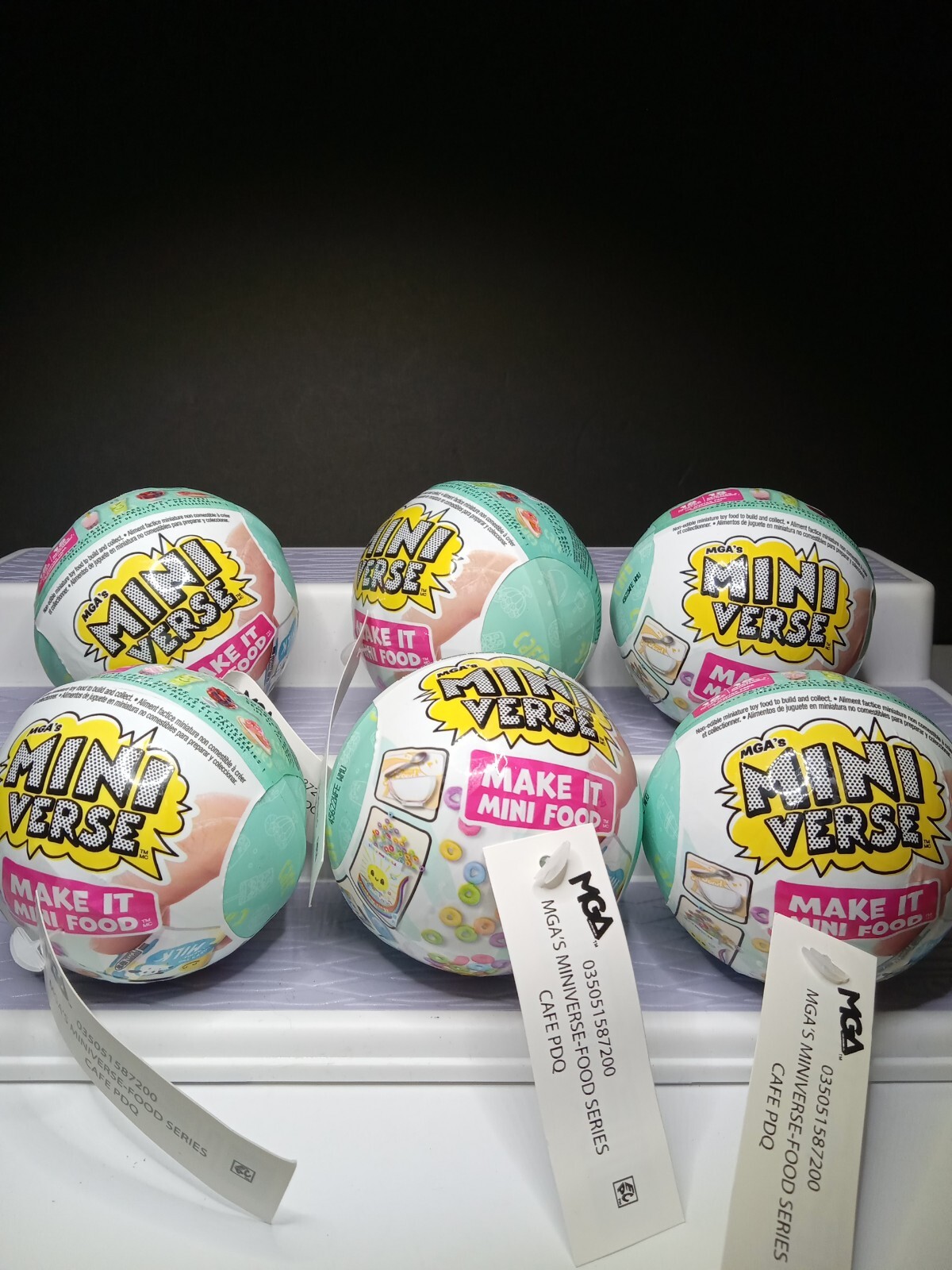 MGA Make It Mini Cafe Series 1 Blind Mystery 6PACK (Boba, Cereal, Etc
