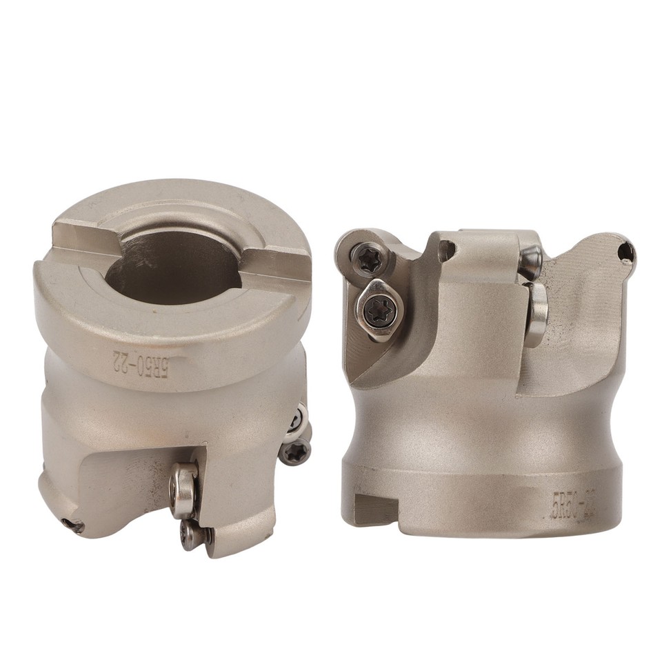 4 Flute Face Mill Head Spiral Offset CNC Lathe Milling Cutter Tool MAI