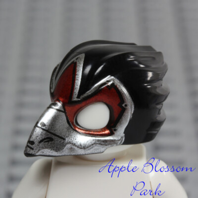 LEGO Razar BLACK BIRD MASK - Legends of Chima Raven Minifig Head
