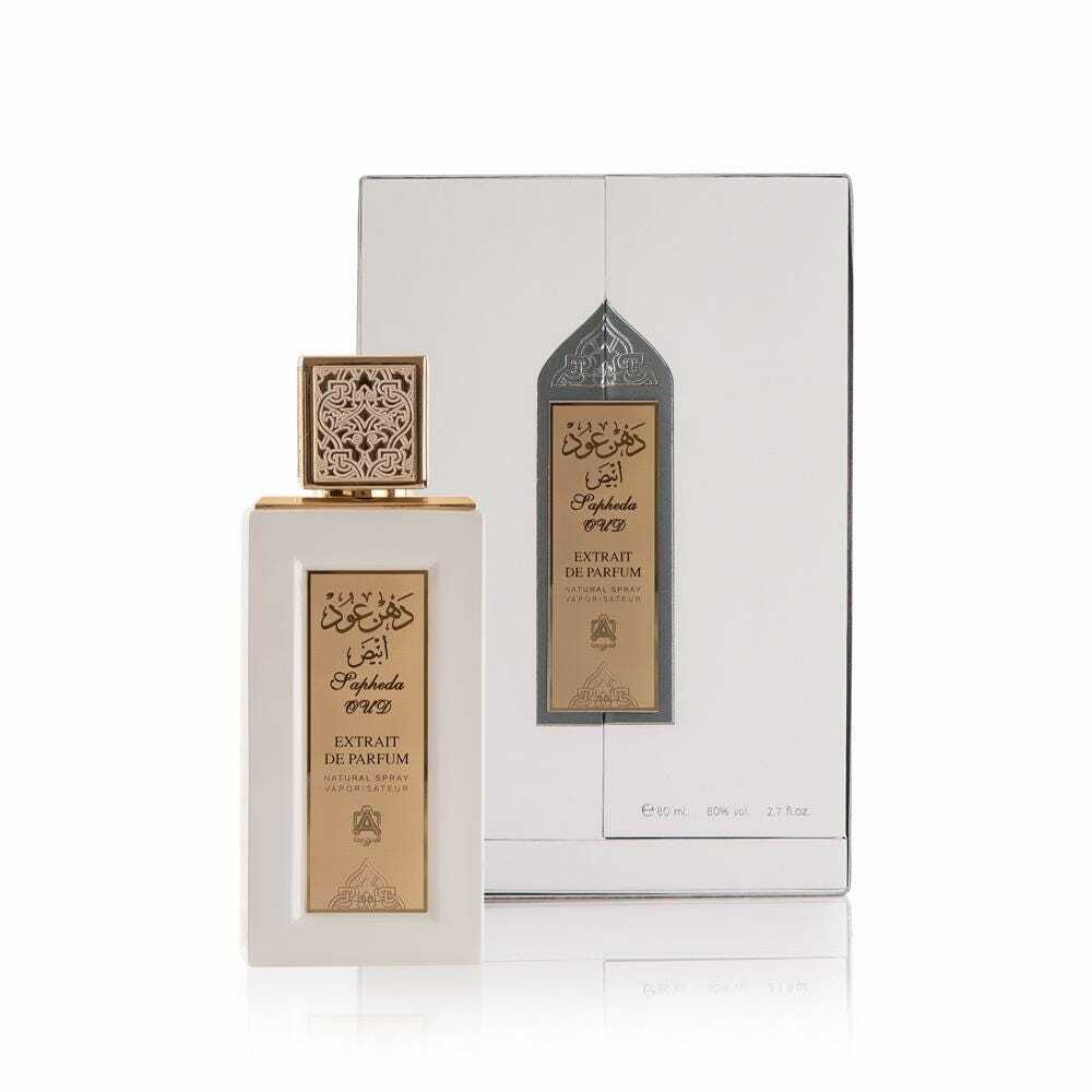Sapheda White Oud by Abdul Samad Al Qurashi 80ml Spray-ORIGINAL