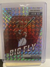 2022 Panini Mosaic Baseball Big Fly Silver Mosaic Nelson Cruz #BF-9 Nationals