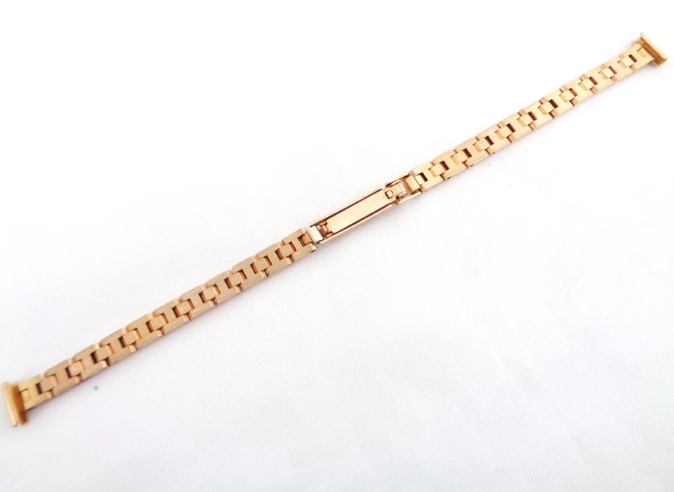 Reloj Pulsera Damas Vintage 9 mm S.B.B.N Años 50 Nuevo Antiguo Stock Chapado en Oro Rosa Foto 4 de 4