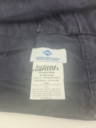 Arc Guard Rating 40 National Safety Apparel H65UQUQFAN40PV  Universal Size Navy  image 18