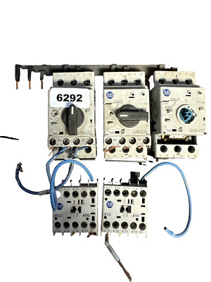 Allen Bradley 140M-C2E w/ Contactor K12 400 Motor Circuit Protector - Lot of 3
